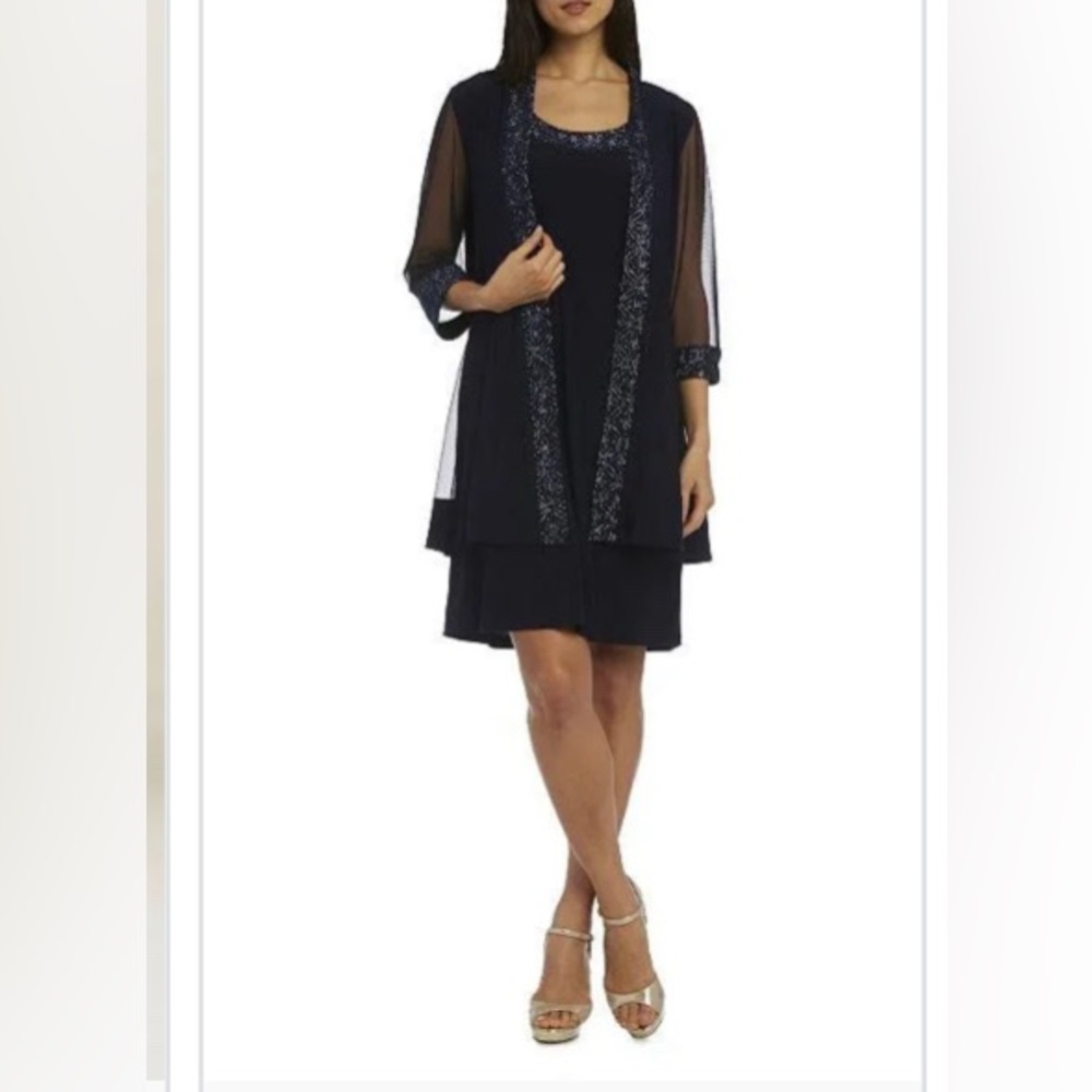 R&M Richards Navy Blue Dress
NWOT